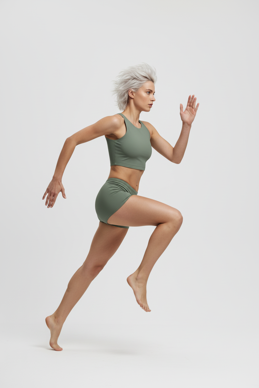 Rainforest Green High Performance Short