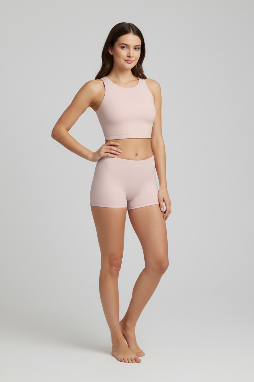 Romantic Pink High Performance Short